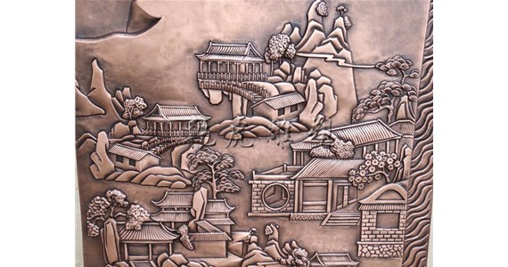 铜浮雕传统手工艺制作过程介绍