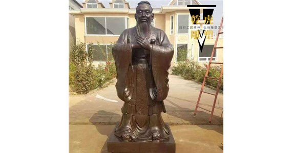 人物铜雕塑定做价格  乾虎雕塑