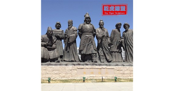铸铜人物雕塑价格  乾虎雕塑