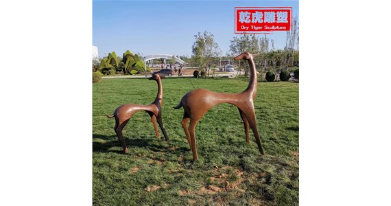 动物雕塑制作厂家  园林景观雕塑