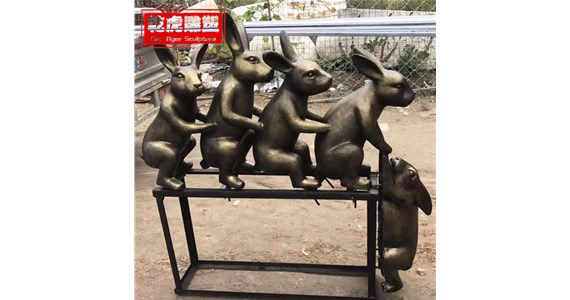 动物雕塑生产厂家   乾虎雕塑
