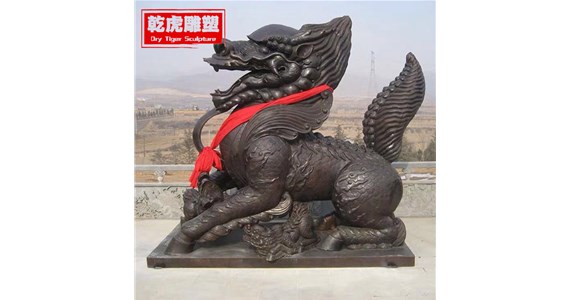 公司动物雕塑   乾虎雕塑