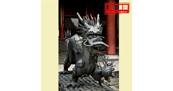乡村动物铜雕供货商    上色铸铜龙雕塑