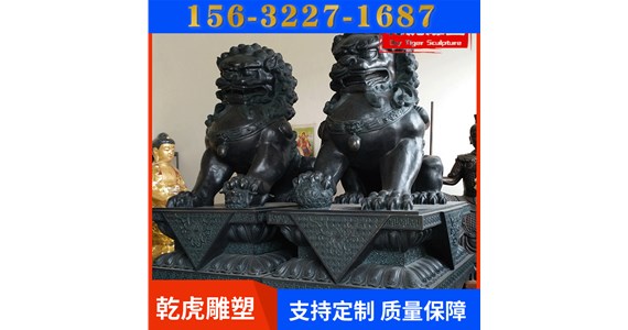 房地产动物雕塑制造商   乾虎雕塑