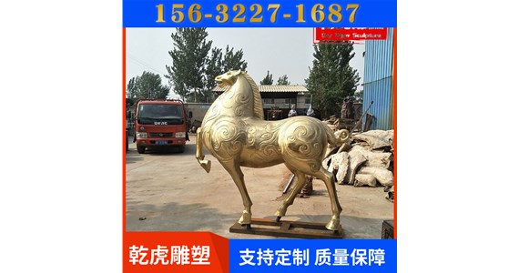 公司动物铜雕供货商   乾虎雕塑