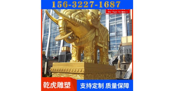 酒店动物雕塑工厂    乾虎雕塑