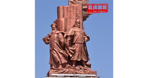 乾虎雕塑   紫铜人物雕塑
