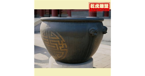 乾虎雕塑   装饰摆件   故宫铜缸