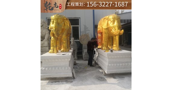 如何在石材上开孔安装铜雕