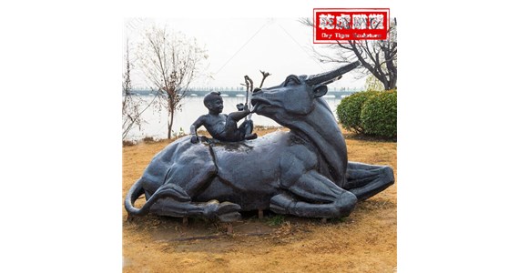 孺子牛雕塑  动物雕塑   乾虎雕塑