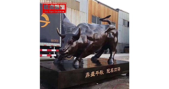 铜雕牛及其相关信息  动物雕塑
