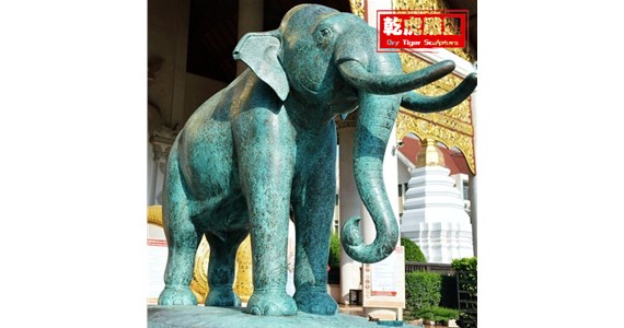 彩绘铜雕大象的寓意是什么 