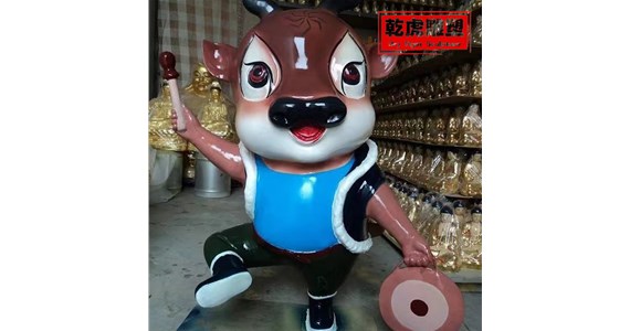 摆件动物雕塑雕塑生产商   