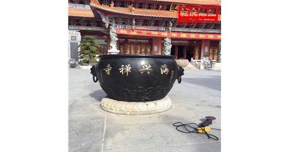 铜缸雕塑优惠的厂家   唐县乾虎雕塑生产厂家