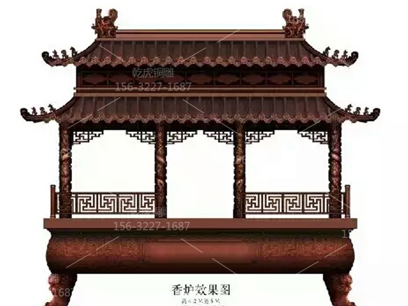 祠堂铜香炉
